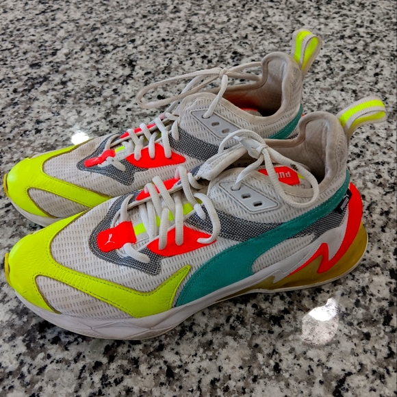 Puma Shoes Puma Lqdcell Origin White Yellow Alert Florescent